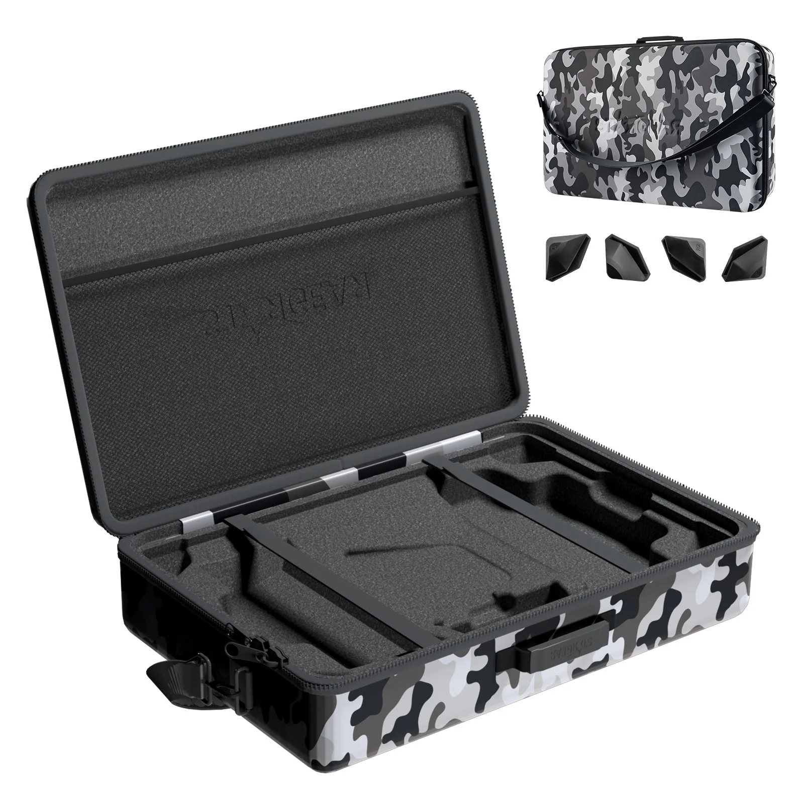 Starlink Gen 3 Travel Case, Hard Storage Handbag with Dish Edge Protectors for Starlink Standard V3 Accessories Store Camo