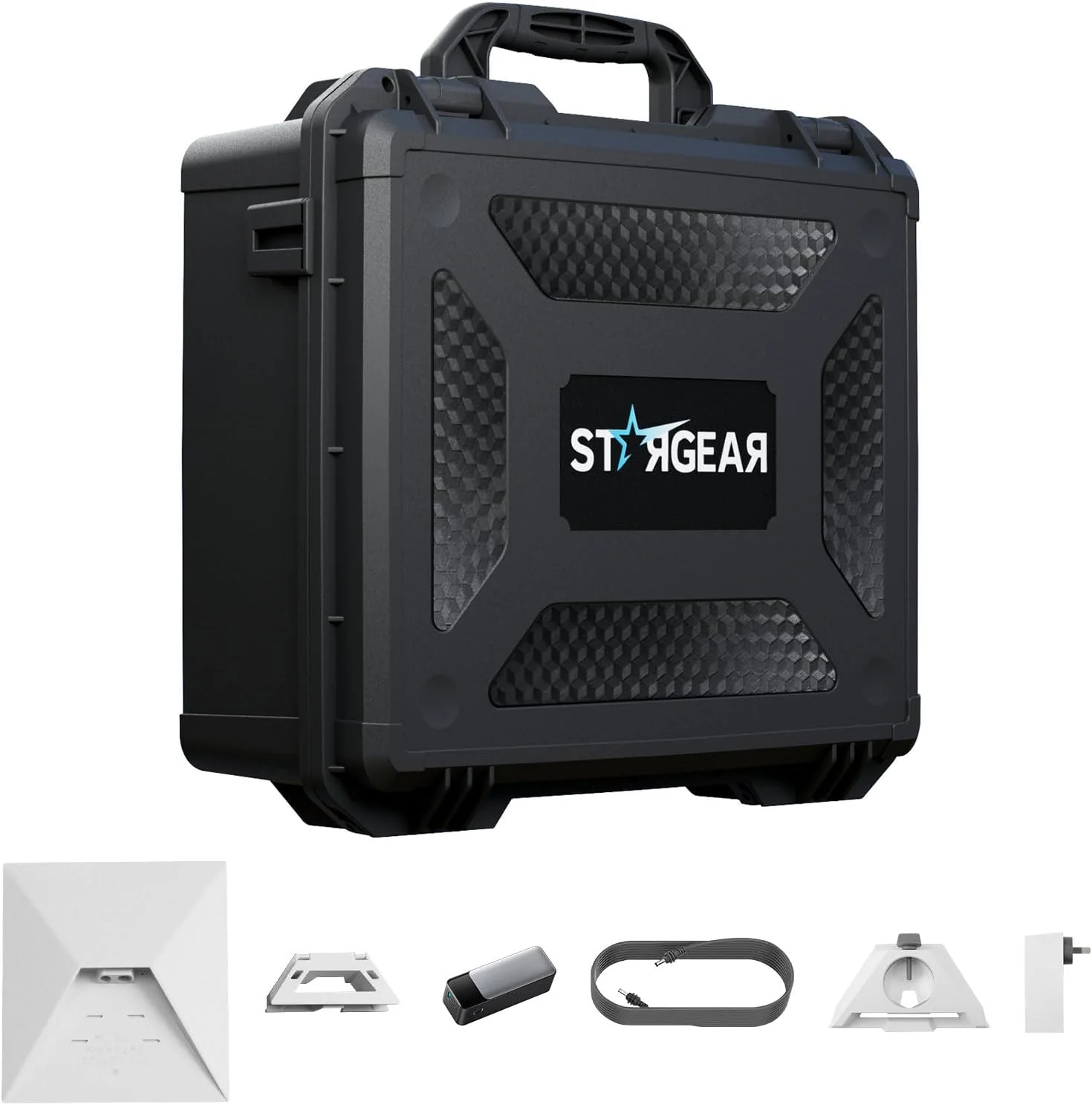 Starlink Mini Hard Case, Waterproof Protective Carrying Case for Starlink Mini Dish Kit, Power Supply, Cables Accessories Compatible with Anker for RV Travel Camping